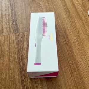 Plug Detachable Mini Hot Brush - White-Pink by Croc for Unisex - 1 Pc Hot Brush